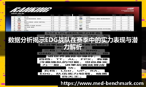 数据分析揭示EDG战队在赛季中的实力表现与潜力解析